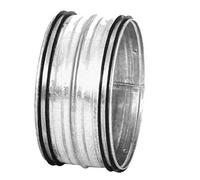 i-sells 200mm Metal Male Duct Coupling with Rubber Seal