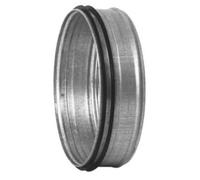 I-sells Metal Ducting End Cap 100mm / 4 inch Male/Female with Rubber Seal | Fits inside our range of galvanised spiral and other female, Easy installation, Galvanised metal construction