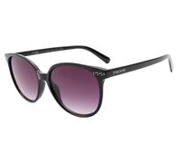 I-Sential Reading Sunglasses Women Ladies Case & Cloth Black Frame Shiny Stones Gradient Lens UV400 Protection Tinted Sun Readers Glasses 3.0 | EW628