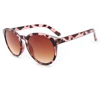 I-Sential Reading Sunglasses Women Ladies Case & Cloth UV400 Protection Gradient Lens Large Round Crystal Pink Animal Frame Tinted Sun Readers Glasses 2.5 | EW630