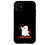 I Serve Boos Bartender Halloween Humor Case for iPhone 11