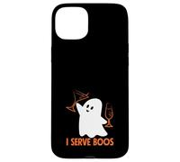 I Serve Boos Bartender Halloween Humor Case for iPhone 15 Plus