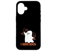 I Serve Boos Bartender Halloween Humor Case for iPhone 16