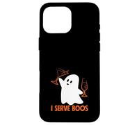 I Serve Boos Bartender Halloween Humor Case for iPhone 16 Pro Max