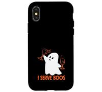 I Serve Boos Bartender Halloween Humor Case for iPhone X/XS
