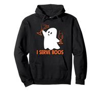 I Serve Boos Bartender Halloween Humor Pullover Hoodie