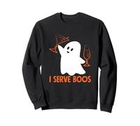 I Serve Boos Bartender Halloween Humor Sweatshirt
