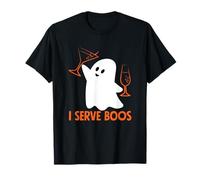 I Serve Boos Bartender Halloween Humor T-Shirt