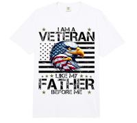 I Served Like My Father Before Me Veteran Pride Comfort Colors Adult Heavyweight T-Shirt