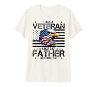 I Served Like My Father Before Me Veteran Pride Premium T-Shirt