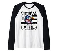 I Served Like My Father Before Me Veteran Pride Raglan Baseball Tee