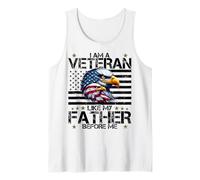 I Served Like My Father Before Me Veteran Pride Tank Top