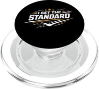 I Set The Standard Personal Excellence Mindset PopSockets PopGrip for MagSafe