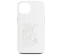 I Shall Not Die But Live Scripture Design Case for iPhone 13