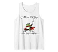 I Shall Shenan Then Shenanigan Funny Frog Tank Top