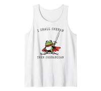 I Shall Shenan Then Shenanigan Funny Frog Tank Top