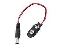 I Shape 9v Battery Connector with Hard Shell Suitable for Experiments or Other Devices with Batteries Reliability I Battery Clip
