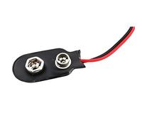 I Shape 9v Battery Connector with Hard Shell Suitable for Experiments or Other Devices with Batteries Reliability I Battery Clip