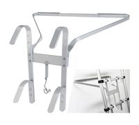 I-Shaped Ladder Stand Off, Universal Ladders Bracket Ladder Accessories, Heavy Duty Aluminium Ladder Standoff with Anti-Slip Rubber Buffers, Safe to Use