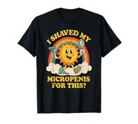 I Shaved My Micropenis, Retro Embarrassing Small Penis Sun T-Shirt