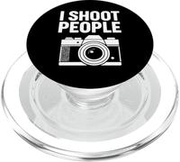 I Shoot People Camera Photography Joke Design PopSockets PopGrip for MagSafe