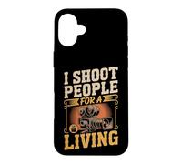 I Shoot People for a Living Videographer Filmmaker Case for iPhone 16 Plus