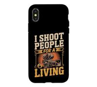 I Shoot People for a Living Videographer Filmmaker Case for iPhone X/XS