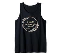 I Should Infinitely Prefer A Book Jane Austen Fan Woman Girl Tank Top