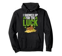 I Showed Up For The Luck Saint Patricks Day St Patrick Day Pullover Hoodie