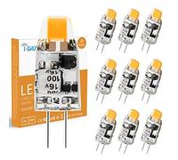 I-SHUNFA G4 LED Bulbs, AC/DC 12V, 100LM Warm White 3000K, 1W Replacement 10W Halogen Bulbs, Non-Dimmable G4 LED Lamp, JC Type Energy Saving Light, Pack of 10