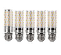 I-SHUNFA Pack of 5 E27 LED Corn Bulbs 3000K 7W 1000LM Warm White
