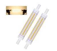 I-SHUNFA R7S LED 118mm Bulbs,10W Natural White 4000K 1100 Lumens Replaces 100W Halogen Bulbs, for Uplighters, Reading Lamps, Non-Dimmable, AC 230V(2 Pack)