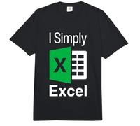 I Simply Excel Spreadsheet Funny I Excel in Spread Sheets Comfort Colors Adult Heavyweight T-Shirt