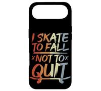 I Skate To Fall Not To Quit - Funny Skateboarding Case for iPhone Air
