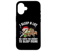 I Sleep A Lot So I Have the Energy To Sleep More Case for iPhone 16