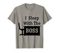 I Sleep with the Boss Y-Shirt - Boss Wife Funny Tee T-Shirt