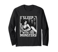 I Sleep with The Monsters Horror Lovers Long Sleeve T-Shirt