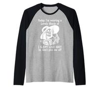 I Slept Like Shit So Don't Piss Me Off I'm Choosing Violence Raglan Baseball Tee
