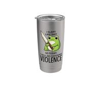 I Slept Like sht so Today I Will be Choosing Violence, Stainless Steel Insulated Tumbler