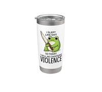 I Slept Like sht so Today I Will be Choosing Violence, Stainless Steel Insulated Tumbler