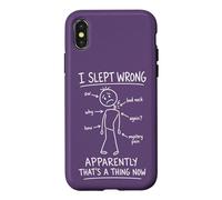 I Slept Wrong Bad Neck Mystery Pain Sleep Case for iPhone X/XS