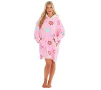 i-Smalls Adults Hooded Blanket Super Soft Fleece Oversized Wearable Blanket Hoodie with Borg Lining (Donuts)