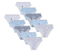i-Smalls Girls 10-Pack Cotton Briefs Magical Fairies, Sparkly Stars & Dots, and Colourful Rainbows Super Soft & Comfy Everyday Knickers (Stars & Dots) 5-6