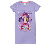 i-Smalls Girls Short Sleeve Nightdress Super Soft Magic Ball Flamingo Print Nightshirt 7 to 13 (9-10) Lilac