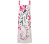 i-Smalls Ladies Bold Floral Print Elasticated Sleeveless Cotton Rich Nightdress With Ribbon Detail (XL) Pink