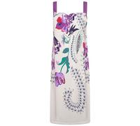 i-Smalls Ladies Bold Floral Print Elasticated Sleeveless Cotton Rich Nightdress With Ribbon Detail (XXL) Purple