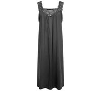 i-Smalls Ladies Crochet Lace Net Embroidery Sleeveless 100% Cotton Long Nightdress Nighty