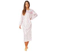 i-Smalls Ladies Nightwear 100% Cotton Long and Short Sleeve Nightdresses (L) Pink Twig