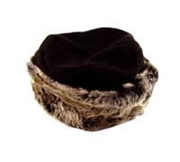 i-Smalls Ladies Quality Faux Fur Chilton Crown Hat, Matching Gloves Twisted Collar Scarf Earmuffs (Brown) Hat