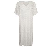 i-Smalls Ladies Short Sleeve V-Neck Ditsy Floral Print Nightdress Regular to Plus Sizes (12-14) Aqua